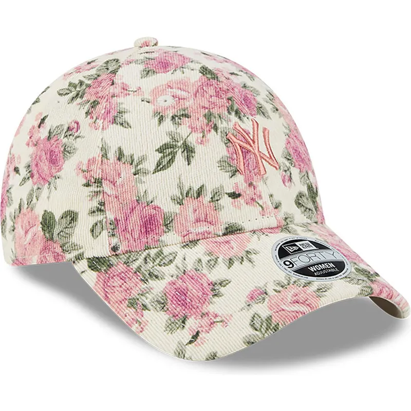 kapa-zaobljena-bez-podesiv-rosa-9forty-floral-cord-new-york-yankees-mlb-new-era
