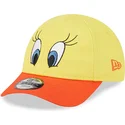 kapa-zaobljena-zuta-podesiv-za-djecu-9forty-piolin-looney-tunes-new-era