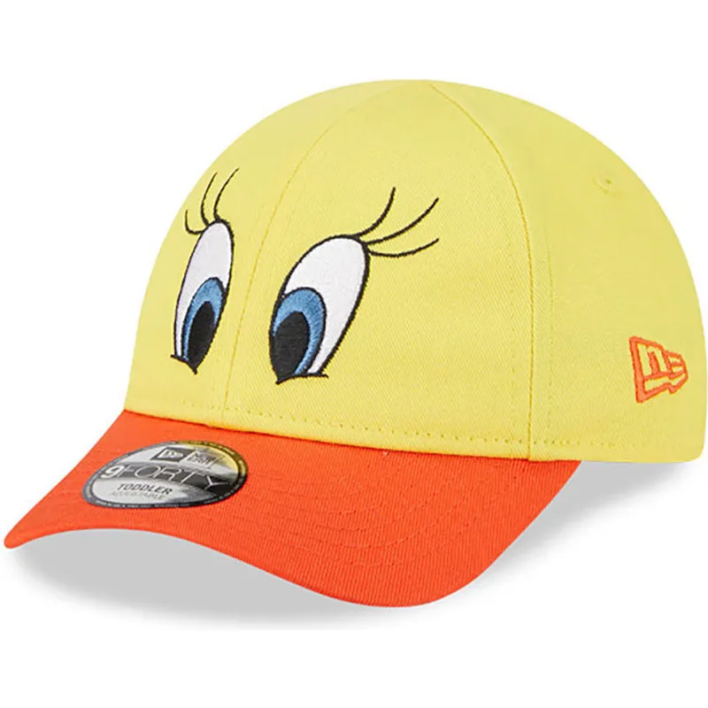 kapa-zaobljena-zuta-podesiv-za-djecu-9forty-piolin-looney-tunes-new-era