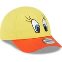 kapa-zaobljena-zuta-podesiv-za-djecu-9forty-piolin-looney-tunes-new-era