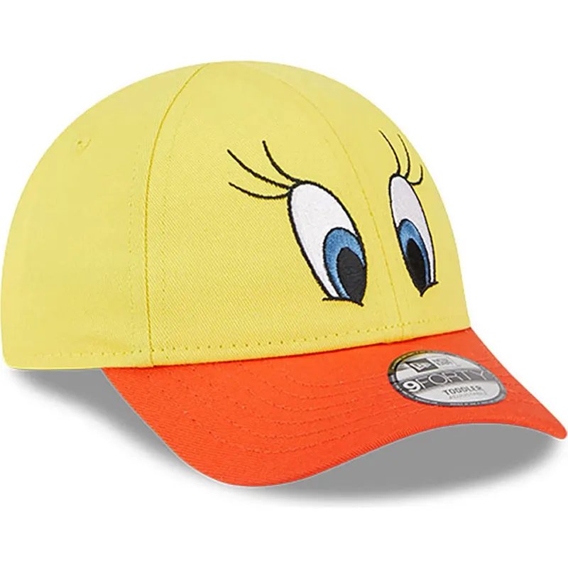 kapa-zaobljena-zuta-podesiv-za-djecu-9forty-piolin-looney-tunes-new-era