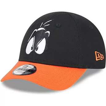 New Era Curved Brim Youth Daffy Duck 9FORTY Looney Tunes Black and Orange Adjustable Cap