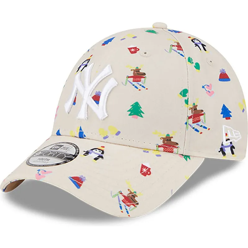 kapa-zaobljena-bez-podesiv-za-djecu-9forty-festive-new-york-yankees-mlb-new-era