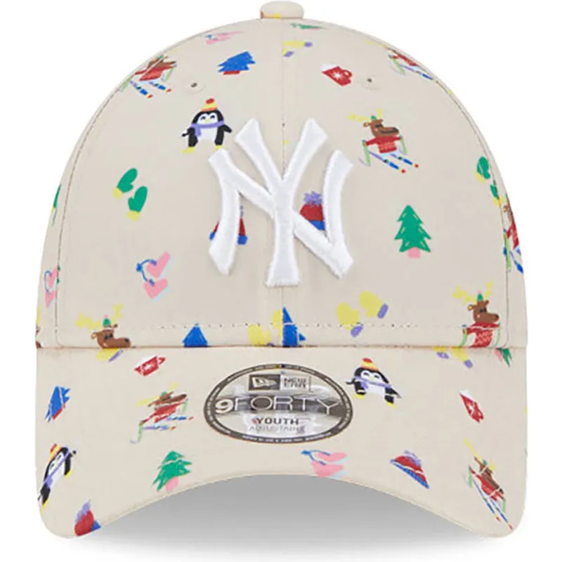 kapa-zaobljena-bez-podesiv-za-djecu-9forty-festive-new-york-yankees-mlb-new-era