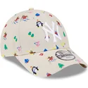 kapa-zaobljena-bez-podesiv-za-djecu-9forty-festive-new-york-yankees-mlb-new-era