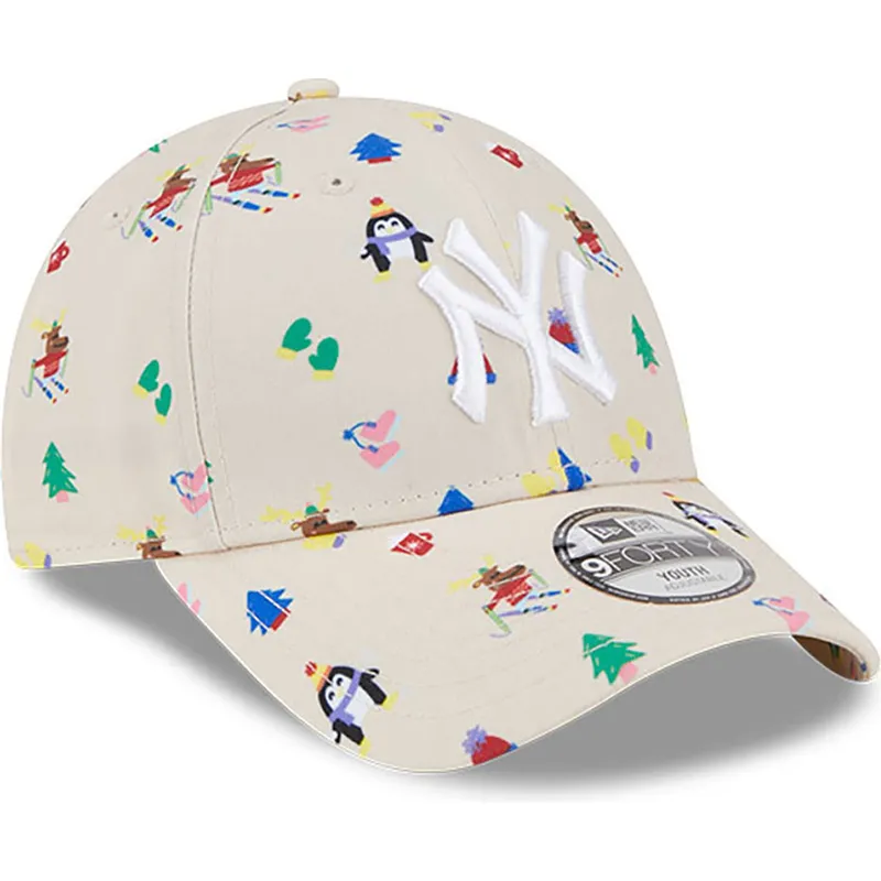 kapa-zaobljena-bez-podesiv-za-djecu-9forty-festive-new-york-yankees-mlb-new-era