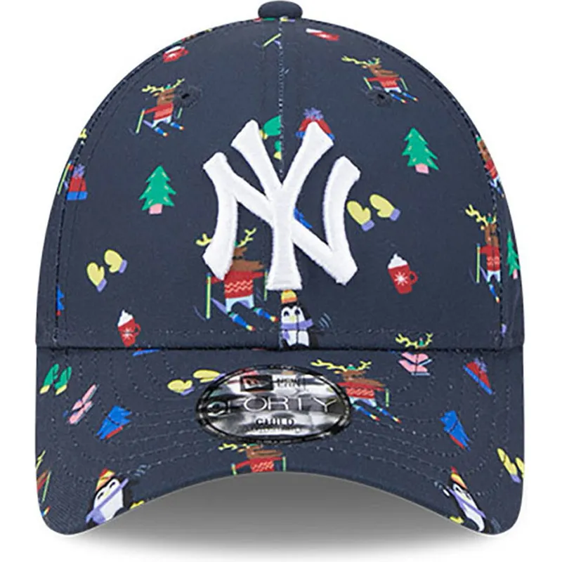 kapa-zaobljena-mornarsko-plava-podesiv-za-djecu-9forty-festive-new-york-yankees-mlb-new-era