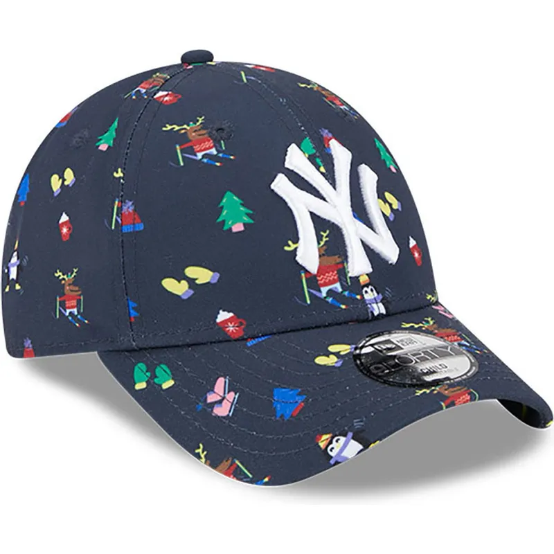 kapa-zaobljena-mornarsko-plava-podesiv-za-djecu-9forty-festive-new-york-yankees-mlb-new-era