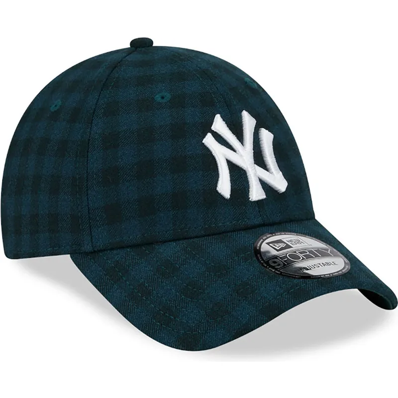 kapa-zaobljena-zelena-podesiv-9forty-flannel-new-york-yankees-mlb-new-era