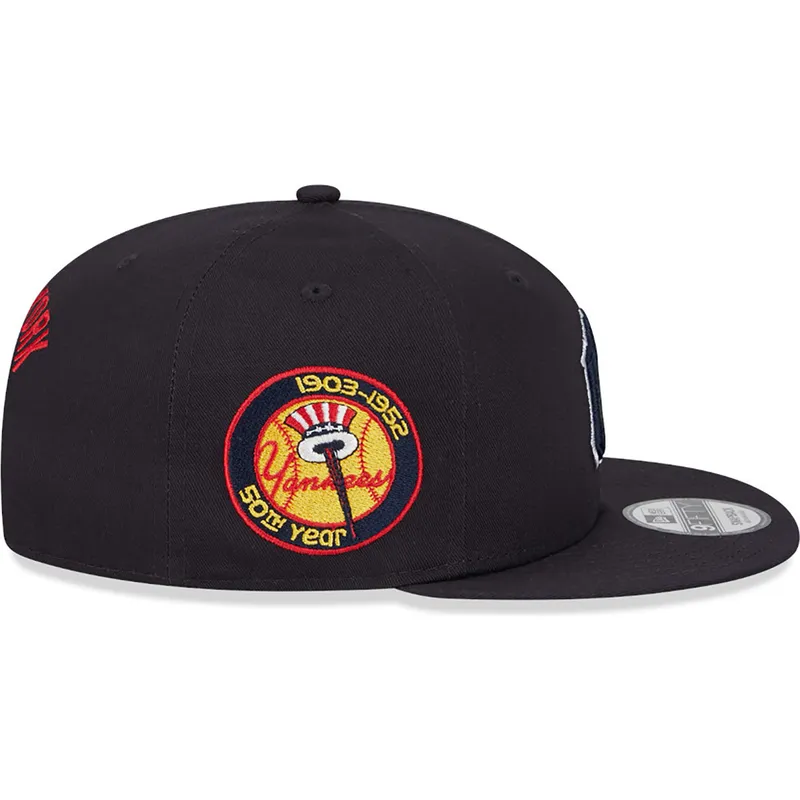 kapa-ravna-mornarsko-plava-snapback-9fifty-side-patch-script-new-york-yankees-mlb-new-era kapa-ravna-mornarsko-plava-snapback-9fifty-side-patch-script-new-york-yankees-mlb-new-era