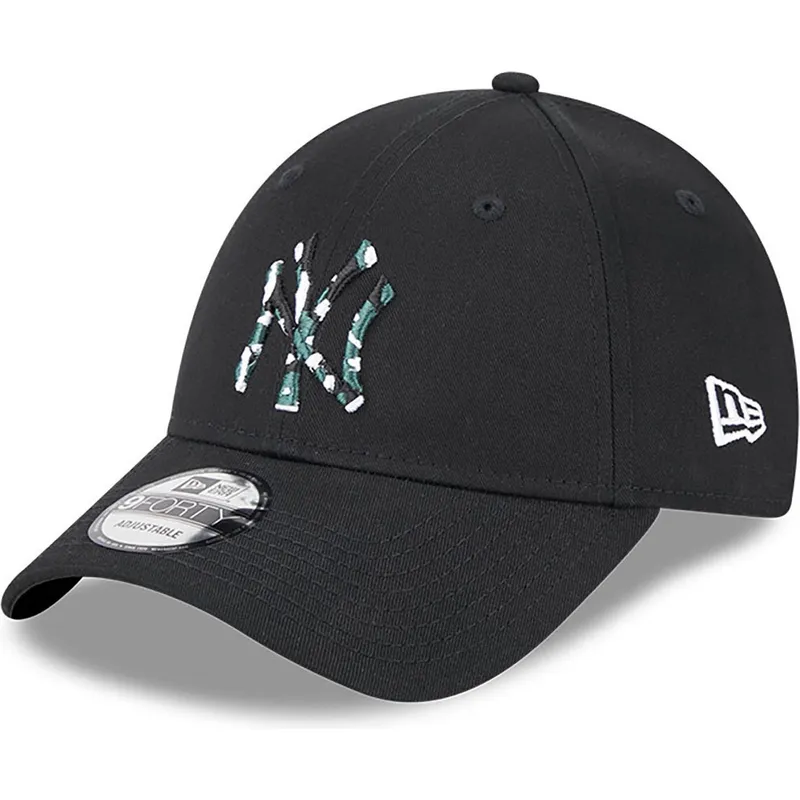 kapa-zaobljena-crna-podesiv-9forty-seasonal-infill-new-york-yankees-mlb-new-era