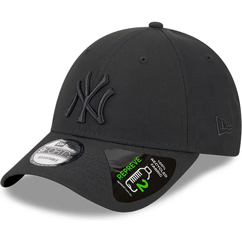 kapa-zaobljena-crna-podesiv-9forty-repreve-outline-new-york-yankees-mlb-new-era