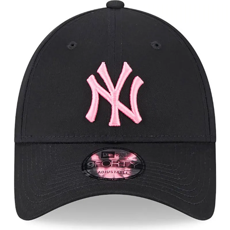kapa-zaobljena-crna-podesiv-rosa-9forty-neon-new-york-yankees-mlb-new-era