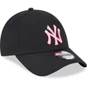 kapa-zaobljena-crna-podesiv-rosa-9forty-neon-new-york-yankees-mlb-new-era
