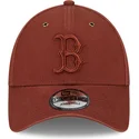 kapa-zaobljena-smeda-podesiv-9forty-washed-canvas-boston-red-sox-mlb-new-era