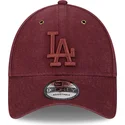kapa-zaobljena-crvena-podesiv-9forty-washed-canvas-los-angeles-dodgers-mlb-new-era