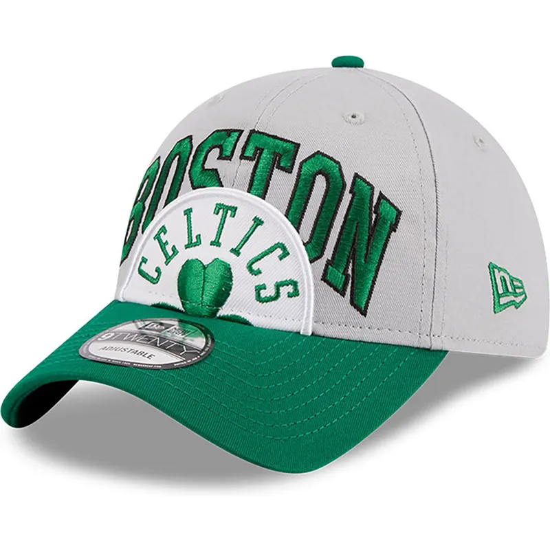 New Era Curved Brim 9TWENTY Tip Off 2023 Boston Celtics NBA Grey