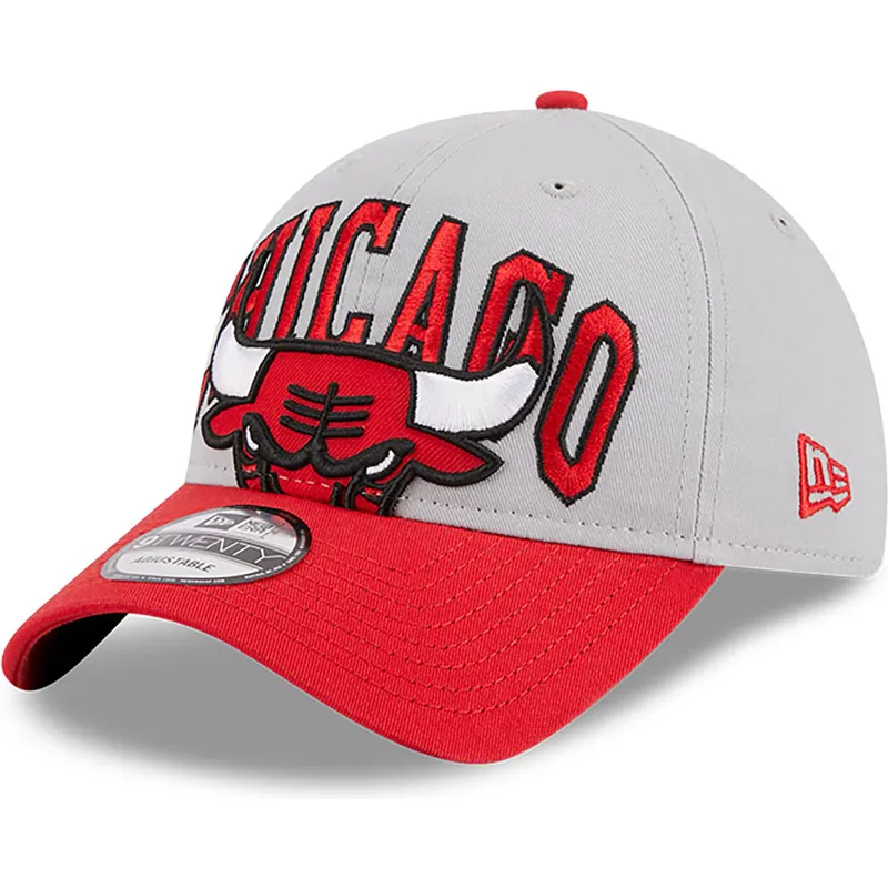 kapa-zaobljena-siva-podesiv-9twenty-tip-off-2023-chicago-bulls-nba-new-era