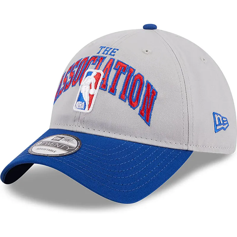cap-zaobljena-gray-adjustable-strap-9twenty-tip-off-2023-nba-new-era