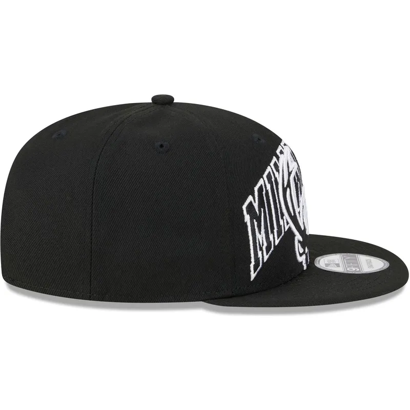 kapa-ravna-crna-snapback-9fifty-tip-off-2023-milwaukee-bucks-nba-new-era