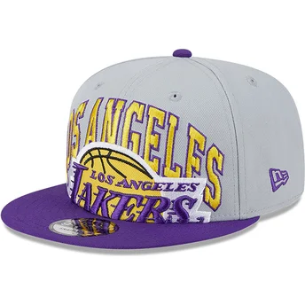 Cap ravna gray snapback 9FIFTY Tip Off 2023 Los Angeles Lakers NBA New Era