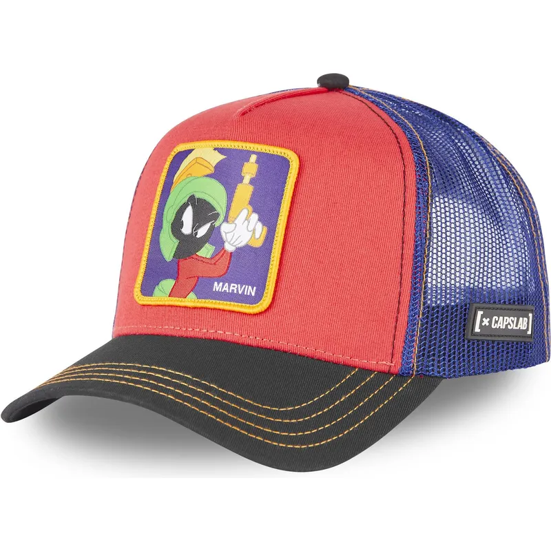 kapa-zaobljena-crvena-snapback-loo7-ma2-marvin-marsovac-looney-tunes-capslab
