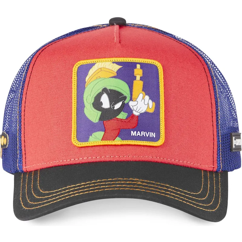 kapa-zaobljena-crvena-snapback-loo7-ma2-marvin-marsovac-looney-tunes-capslab