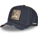 kapa-zaobljena-mornarsko-plava-snapback-denim-loo8-coy1-kojot-looney-tunes-capslab