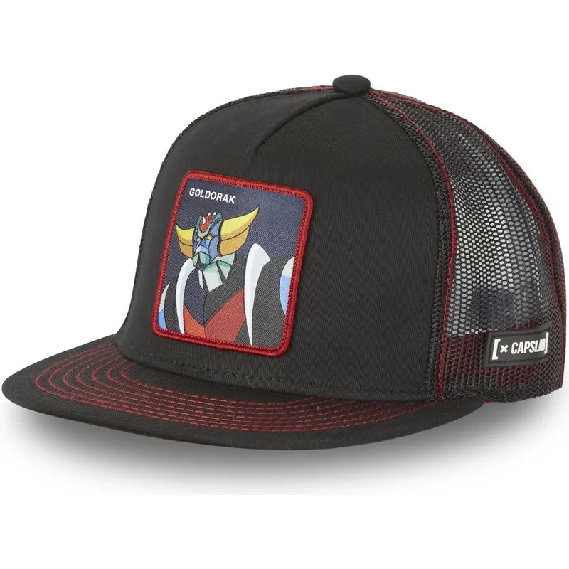 kapa-ravna-crna-snapback-goldorak-uf1-grendizer-robot-grendizer-capslab
