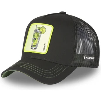 Cap zaobljena black snapback Mojito Cocktails Capslab