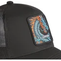 capslab-dragon-samurai-dra1-beasts-black-trucker-hat