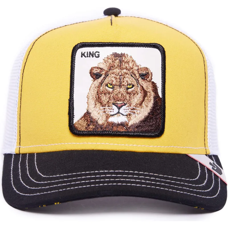 kapa-zaobljena-zuta-snapback-king-mv-lion-the-farm-mvp-the-farm-goorin-bros