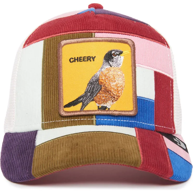 kapa-zaobljena-visebojno-snapback-cheery-right-side-of-the-bed-the-farm-patchwork-the-farm-goorin-bros