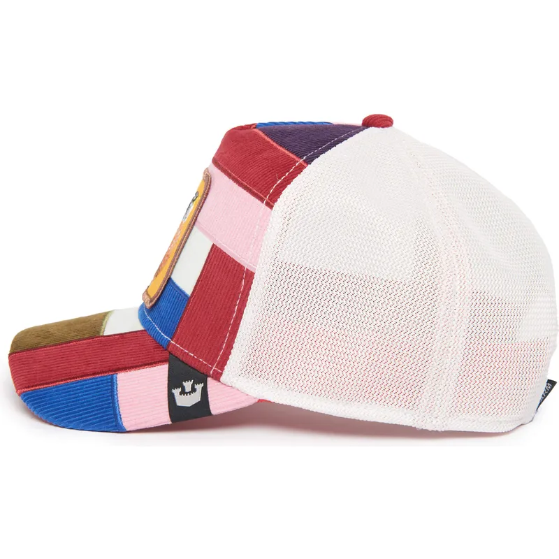 kapa-zaobljena-visebojno-snapback-cheery-right-side-of-the-bed-the-farm-patchwork-the-farm-goorin-bros