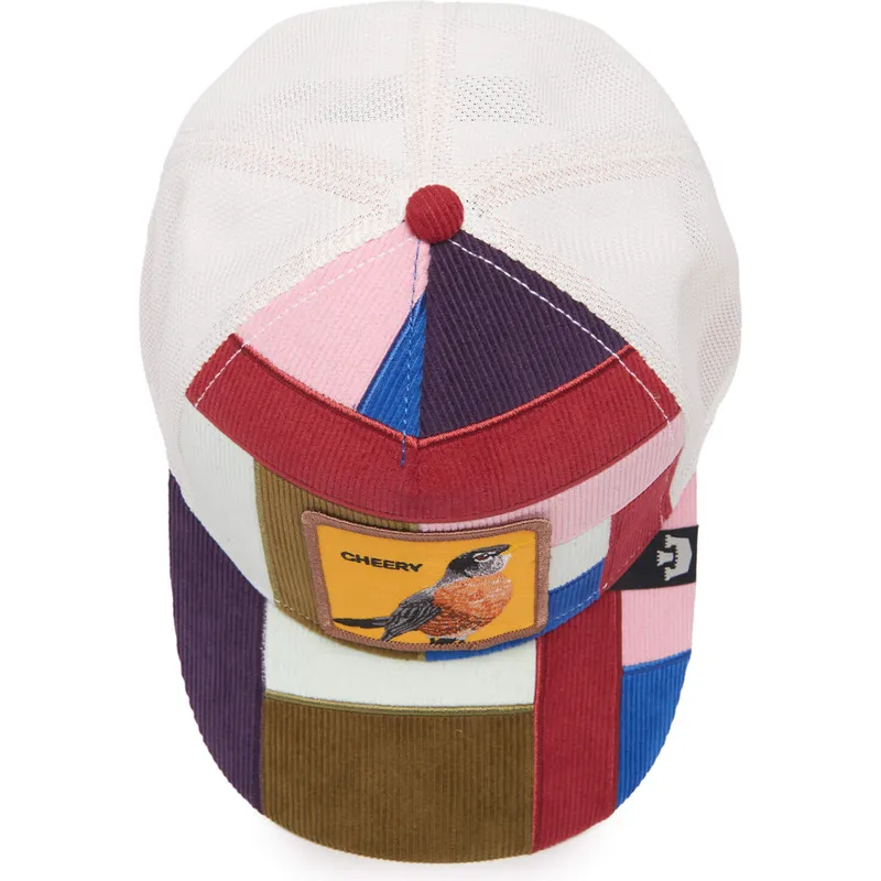 kapa-zaobljena-visebojno-snapback-cheery-right-side-of-the-bed-the-farm-patchwork-the-farm-goorin-bros