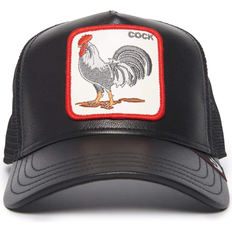 kapa-zaobljena-crna-snapback-cock-will-prevail-the-farm-leather-the-farm-goorin-bros
