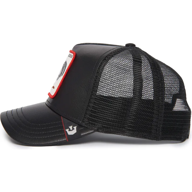 kapa-zaobljena-crna-snapback-cock-will-prevail-the-farm-leather-the-farm-goorin-bros