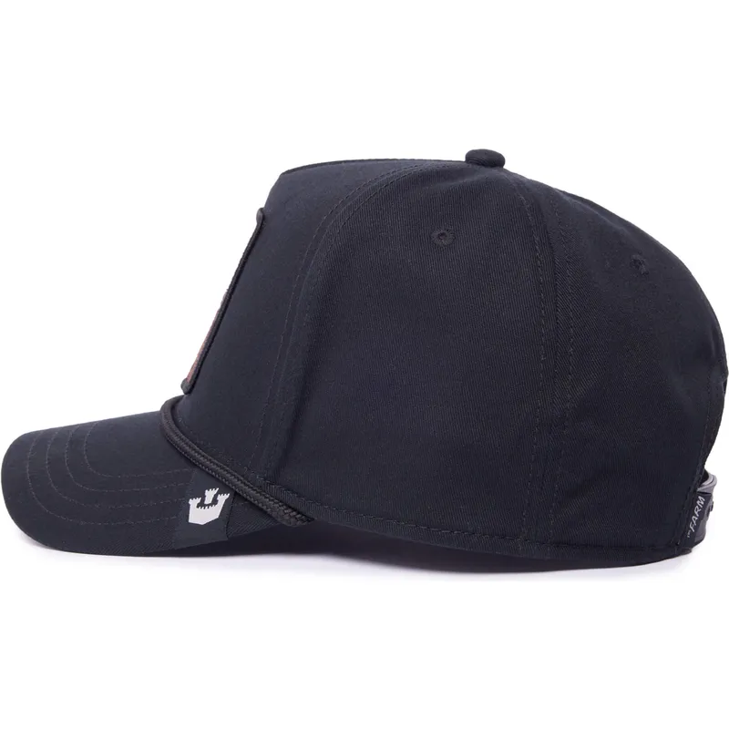kapa-zaobljena-crna-snapback-king-100-the-farm-all-over-canvas-the-farm-goorin-bros