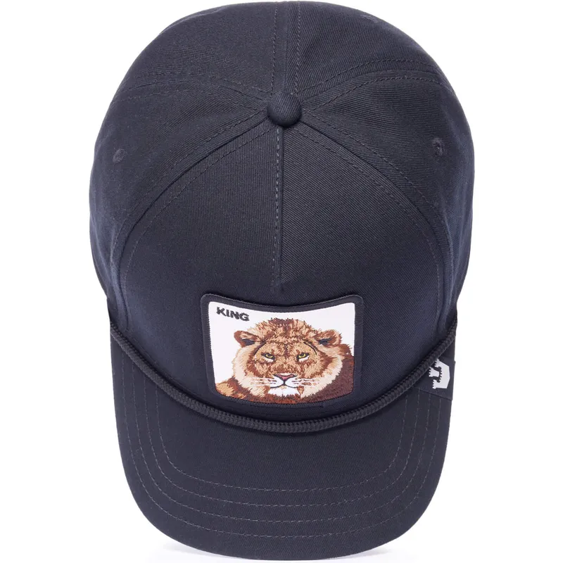 kapa-zaobljena-crna-snapback-king-100-the-farm-all-over-canvas-the-farm-goorin-bros