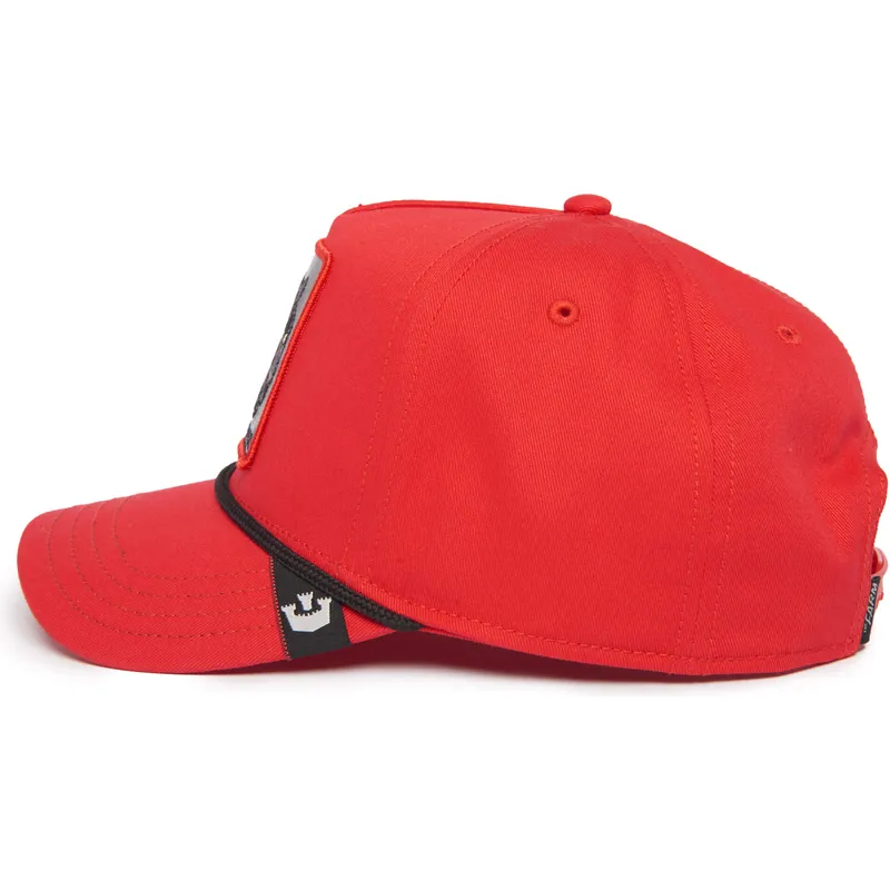 kapa-zaobljena-crvena-snapback-panther-100-the-farm-all-over-canvas-the-farm-goorin-bros