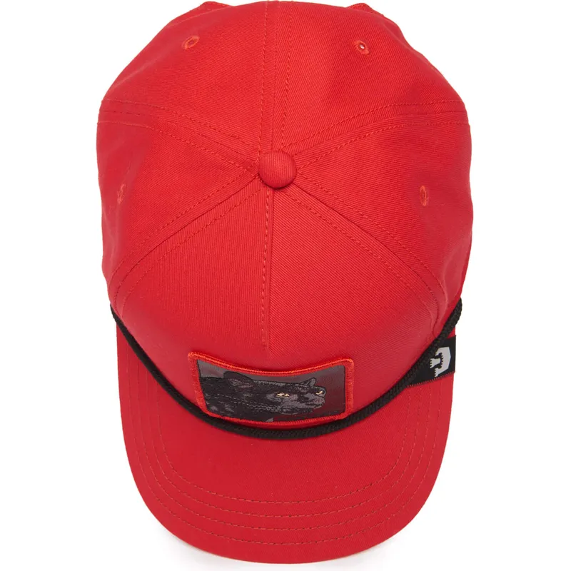 kapa-zaobljena-crvena-snapback-panther-100-the-farm-all-over-canvas-the-farm-goorin-bros