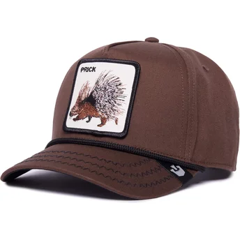 kapa-zaobljena-smeda-snapback-prick-porcupine-100-the-farm-all-over-canvas-the-farm-goorin-bros