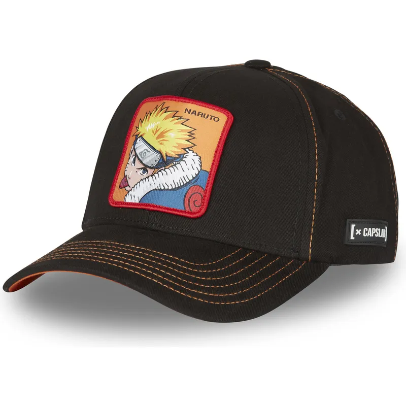 kapa-zaobljena-crna-snapback-fox1-naruto-uzumaki-naruto-capslab