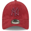kapa-zaobljena-crvena-podesiv-9forty-towelling-new-york-yankees-mlb-new-era