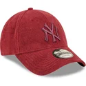 kapa-zaobljena-crvena-podesiv-9forty-towelling-new-york-yankees-mlb-new-era