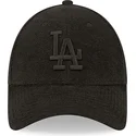 kapa-zaobljena-crna-podesiv-9forty-towelling-los-angeles-dodgers-mlb-new-era