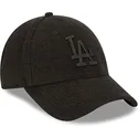 kapa-zaobljena-crna-podesiv-9forty-towelling-los-angeles-dodgers-mlb-new-era