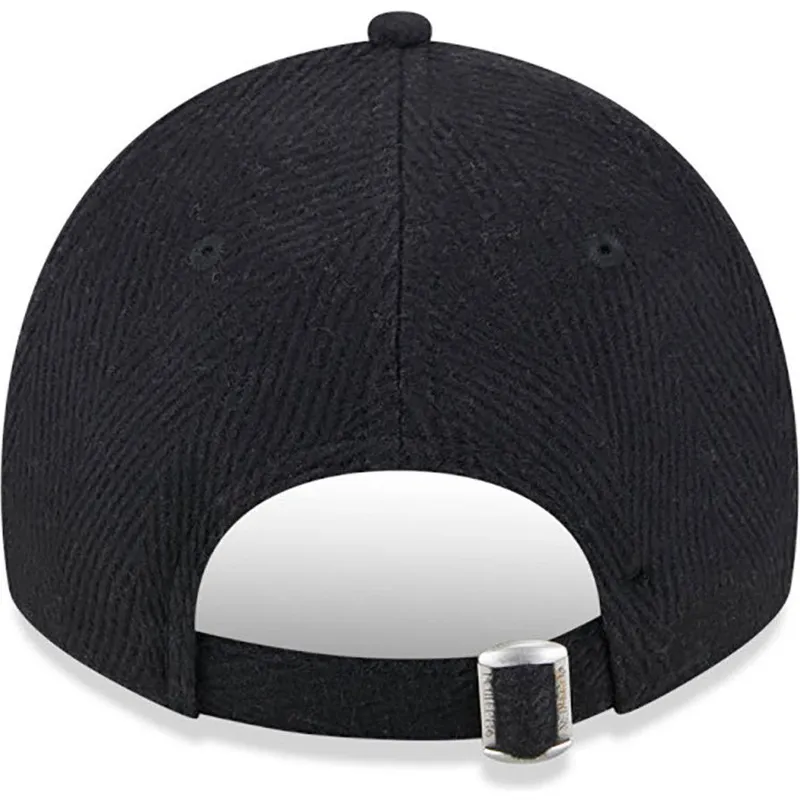 kapa-zaobljena-crna-podesiv-9twenty-herringbone-new-york-yankees-mlb-new-era