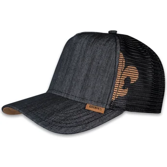 Kapa zaobljena crna snapback HFT Linen 2014 Djinns