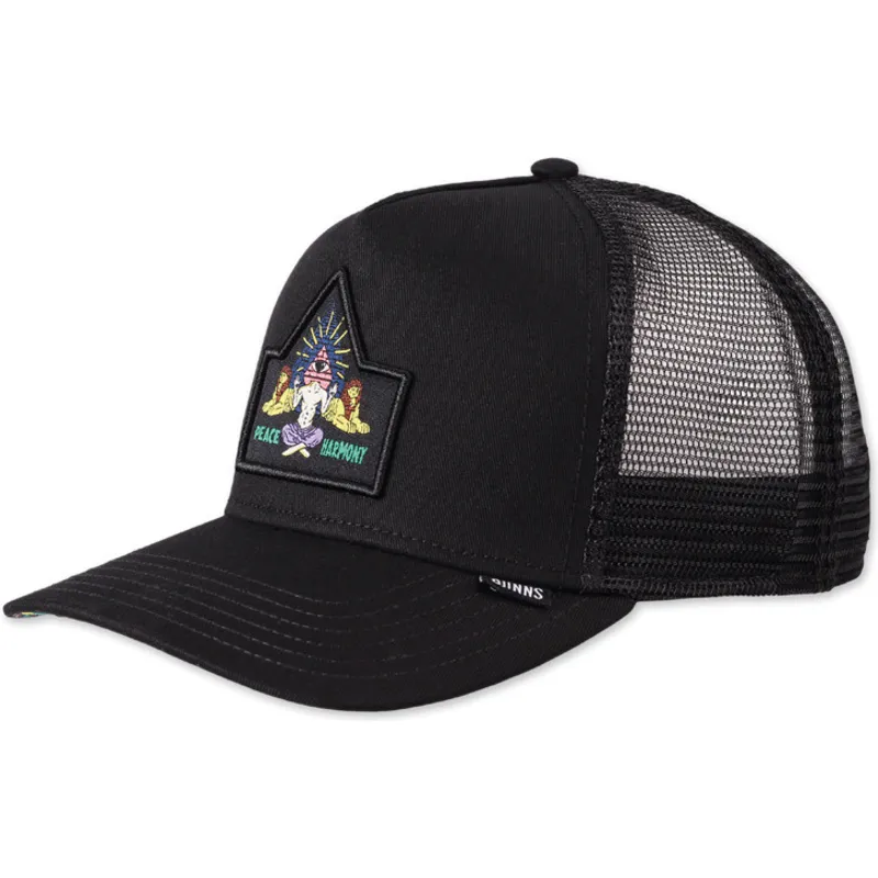 kapa-zaobljena-crna-snapback-peace-harmony-hft-djinns